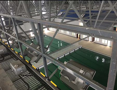 武漢木蘭湖風景區游泳場館照明